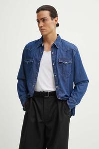 Хлопковая рубашка Levi's, синий