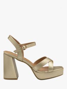 Сандалии farran на блочном каблуке Ravel, золотой
