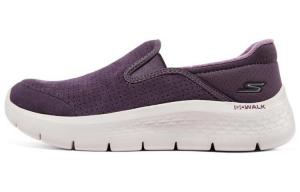 Кроссовки Go Walk Flex Lifestyle женские с низким верхом темно-фиолетового цвета Skechers