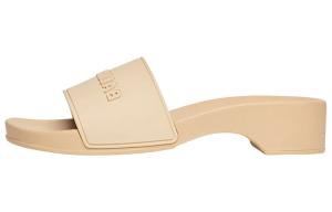 Шлепанцы женские Balenciaga, бежевый