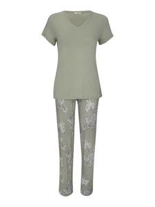 Пижама Goldenbay  Daylilli, зеленый/мятный/белый