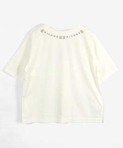 Футболка из смесового хлопка с разрезами на рукавах STUDIO PICONE, белый