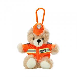 Коллекционные плюшевые куклы Cookies Bear в виде подвесных наушников высотой 10 см The Green Party, Cookie Bear Uniform Collection-оранжевый 82080625200-3