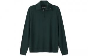 Трикотажная футболка мужская темно-зеленая EMPORIO ARMANI