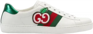 Кроссовки Gucci Ace Low GG Apple Patch - White, белый