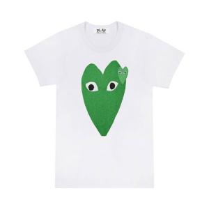 Футболка Comme des Garçons PLAY T-Shirt 'White/Green', белый