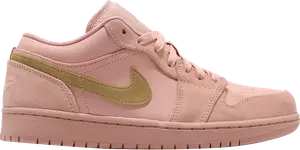 Кроссовки Air Jordan 1 Low Coral Stardust, розовый