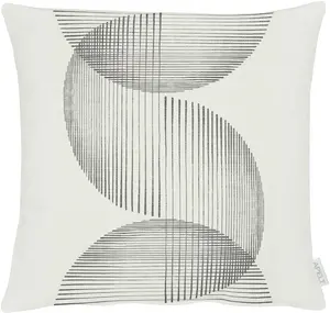 Чехол на подушку АПЭЛТ "5702", (1 шт.) APELT 49х49 см, черно-белый