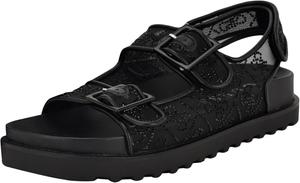 GUESS womens Frella, Black Mesh Logo 001