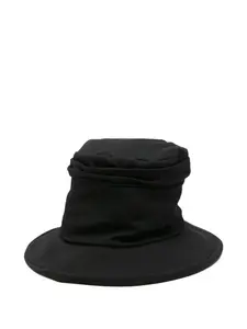 Шляпа с драпировкой Yohji Yamamoto, черный