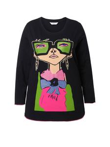 Рубашка черного цвета Angel of Style