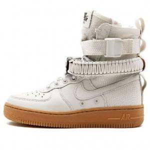 Кроссовки sf air force 1 высокие Nike, коричневый