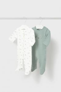 2 хлопковых детских комбинезона Mayoral Newborn, синий