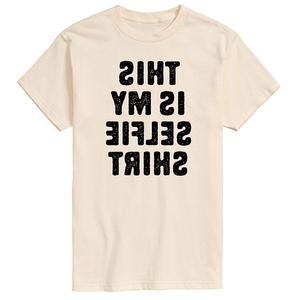 Мужская футболка с рисунком This Is My Selfie Shirt Licensed Character, бежевый