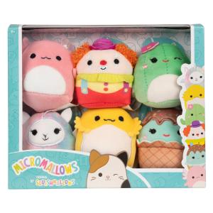 SQMM — набор из 6 плюшевых игрушек (Microallows 2,5) Squishmallows