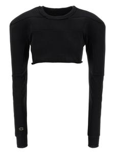 Свитер из хлопка с поясом Rick Owens x Champion, черный