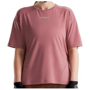 Женская пиковая майка с коротким рукавом - велосипедная майка Peppermint, красный