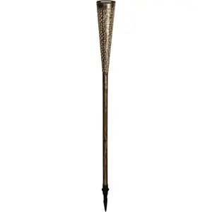 Садовый фонарь Солнеческий садовый факел - Плимут - LED - серый LED-модуль 1 шт. Декоративный факел Luxform, черно-белый