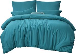 Комплект постельного белья RUIKASI, 3 предмета, 200х220/80x80, бирюзовый