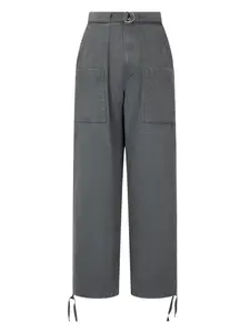 Брюки карго с завышенной талией Studio Tomboy, серый