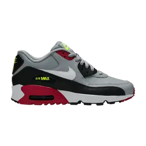 Кроссовки Nike Air Max 90 Leather GS 'Grey Pink', серый