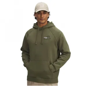 Худи Under Armour Rival Fleece HBR Logo, зеленый