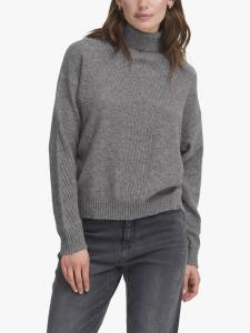 Dasila джемпер с длинными рукавами и воротником-стойкой ICHI, Dark Grey Melange