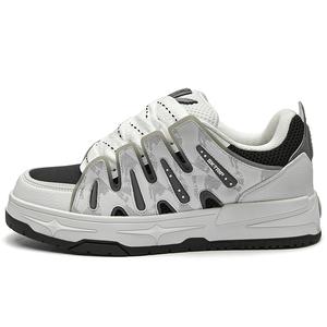 SK.TRIP Низкие износостойкие кроссовки для скейтбординга, увеличивающие рост, унисекс, цвет "угольно-черный"