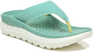 Сандалии Vionic All Gender Blissful Restore для восстановления - поддерживающие шлепанцы с тремя зонами комфорта и ортопедической стелькой, с поддержкой свода стопы, восстановительные сандалии для женщин и мужчин, Wasabi