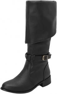 Женские ботфорты, широкие каблуки-блоки, без застежки, ботильоны Generic, New5