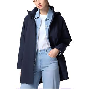 Женское тренчкот UNIQLO, темно-синий