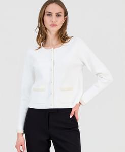 Женский кардиган с жемчужной отделкой T Tahari, White Star