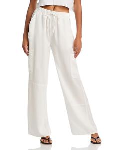 Шамбре Карго Брюки - Эксклюзив AQUA, белый