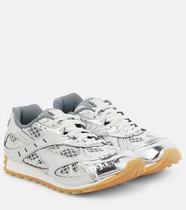 Кроссовки Orbit металлик Bottega Veneta, цвет silver white