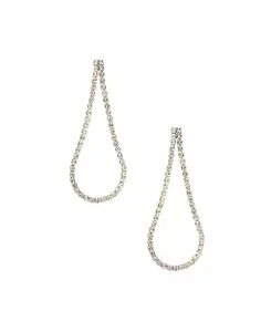 Серьги-Капли с блестками, покрытые 18-каратным золотом Ettika, gold