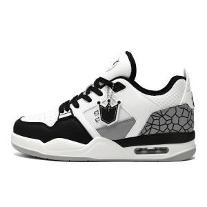 Мужские кроссовки средней высоты Pepe The Frog, White Gray (Crown Pendant)