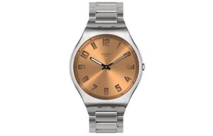 SWATCH Часы Unisex 42mm Coffee Watch SS07S122G