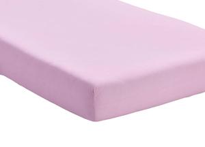 Простыня на резинке Hometex Premium Textiles Jersey 90-100x200, розовый