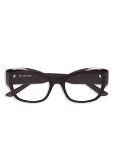 Очки «кошачий глаз» Balenciaga Eyewear, коричневый