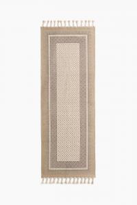 Ковер H&M Patterned, 70x200 см, светло-бежевый