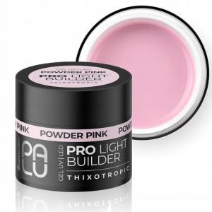 Самовыравнивающийся строительный гель Powder Pink, 12 г Palu, Pro Light Builder Gel