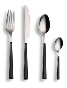 Набор столовых приборов Echtwerk серебряный, черный