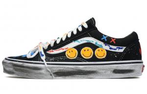 Кроссовки Vans Old Skool Skateboarding Shoes Unisex Low-top Black, черный