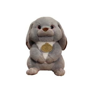 Большие плюшевые кролики с висячими ушами, высота 23 см Bitter purchase, серый