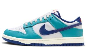 Женские кроссовки для скейтбординга Nike Dunk Low, синий/белый (Размер 40 RU)