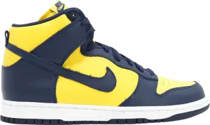 Кроссовки Nike Dunk High QS 'Michigan' 2016, синий