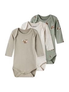 NAME IT Комбинезон/боди в цветах Cream, Taupe, Jade