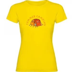 Футболка с коротким рукавом Kruskis Summer Camping, желтый