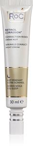 Ретинол Коррекция морщин Ночной увлажняющий крем против морщин Roc, 30 мл