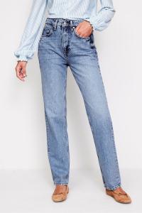 Джинсы прямого покроя с высокой посадкой Boden, синий